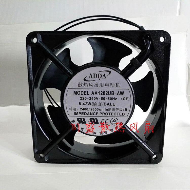 1pcs ADDA AA1282UB-AW 12CM 12038 AC220V cooling fan