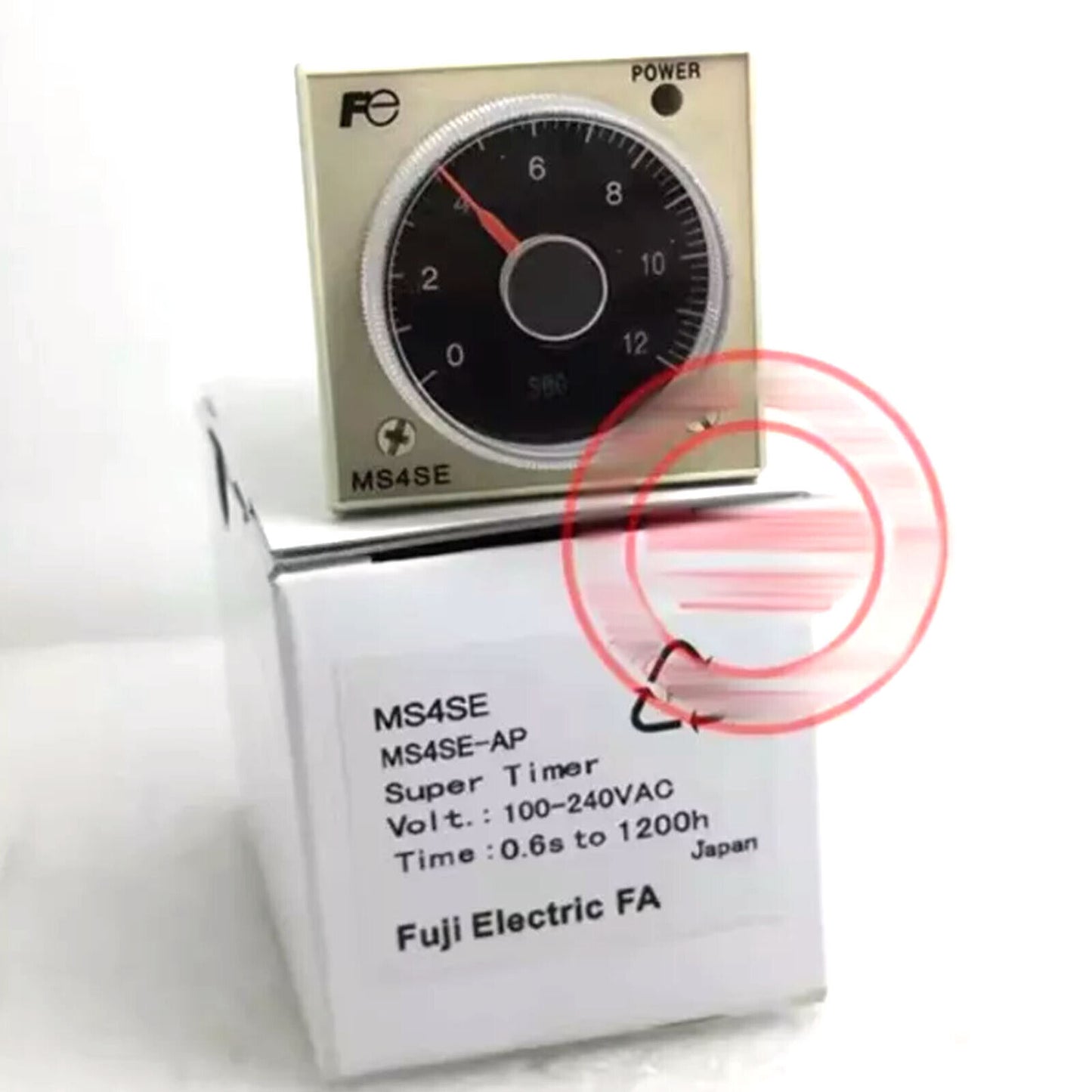 new 1Pcs Solid state timer MS4SE-AP 100-240VAC - KOEED