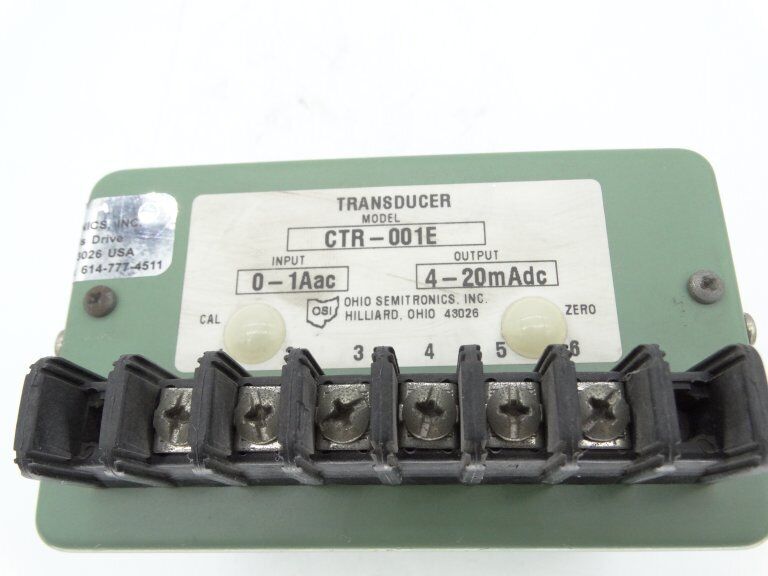 OHIO SEMITRONICS CTR-001E TRANSDUCER - High-Quality Transducer - OHIO SEMITRONICS