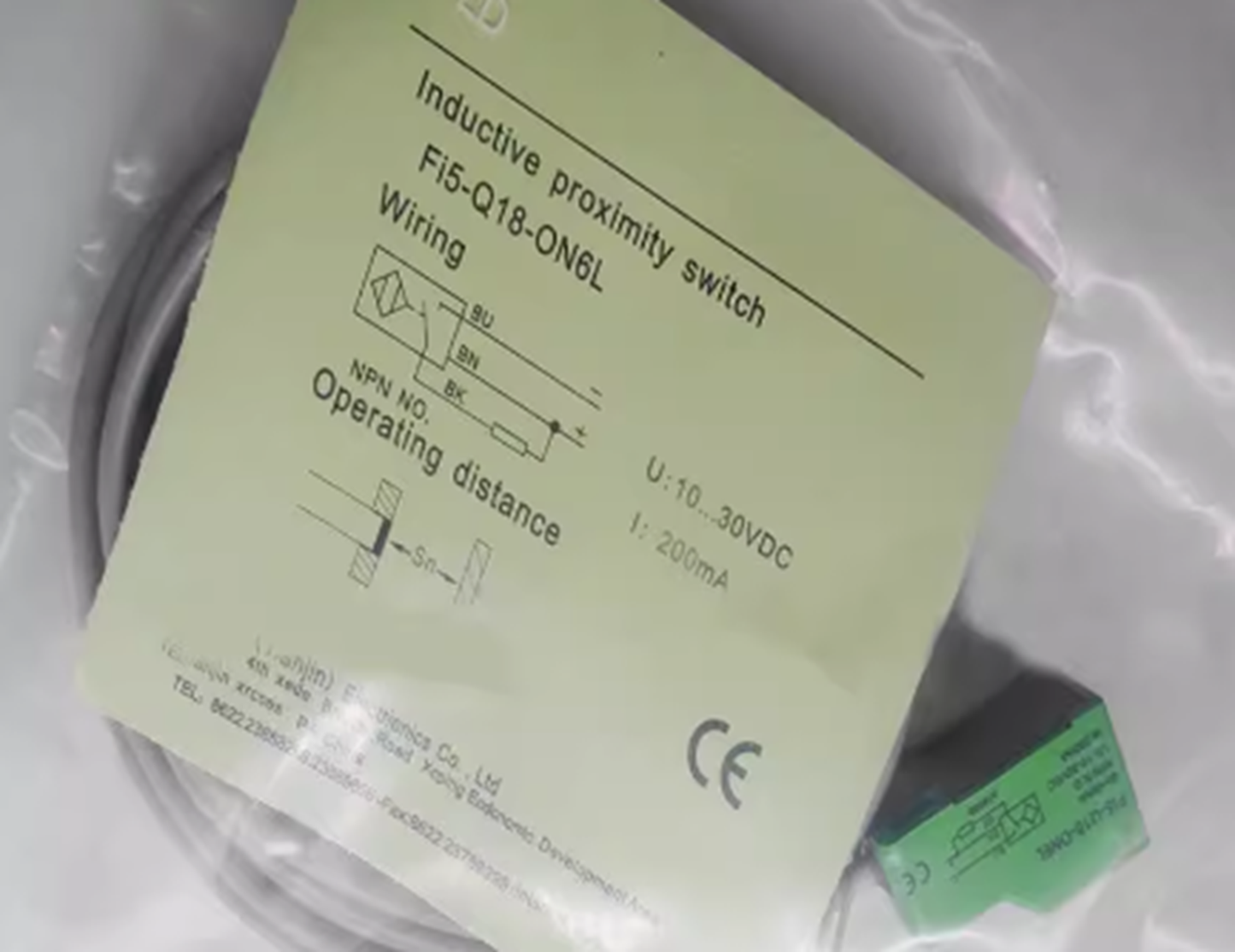 ELCO FI5-Q18-ON6L Proximity Switch | High-Performance Distance Sensor | Reliable Switching Element - ELCO