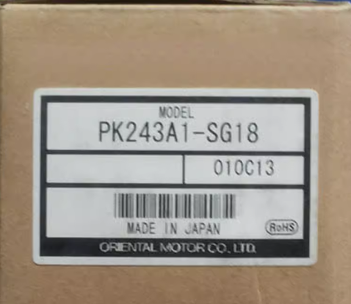 Oriental Motor Vexta Stepping Motor PK243A1-SG18 - ORIENTAL MOTOR