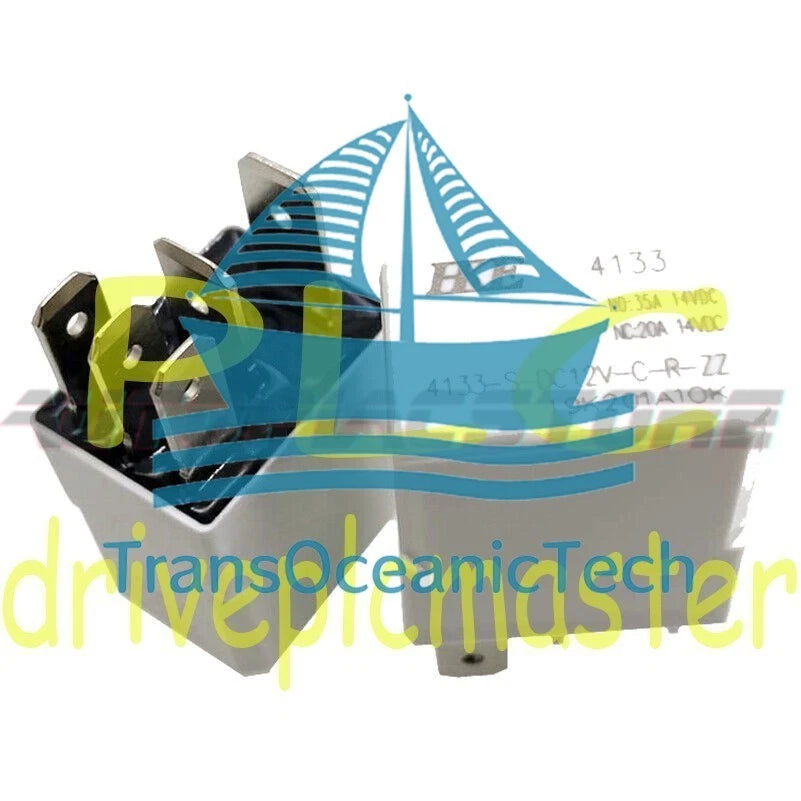 2PCS HKE 4133-S-DC12V-C-R-ZZ 12VDC Power Relay 5Pins White
