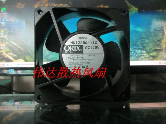 1pcs ORIX MU1238A-11X 12CM 12038 100V 14 / 13W fan