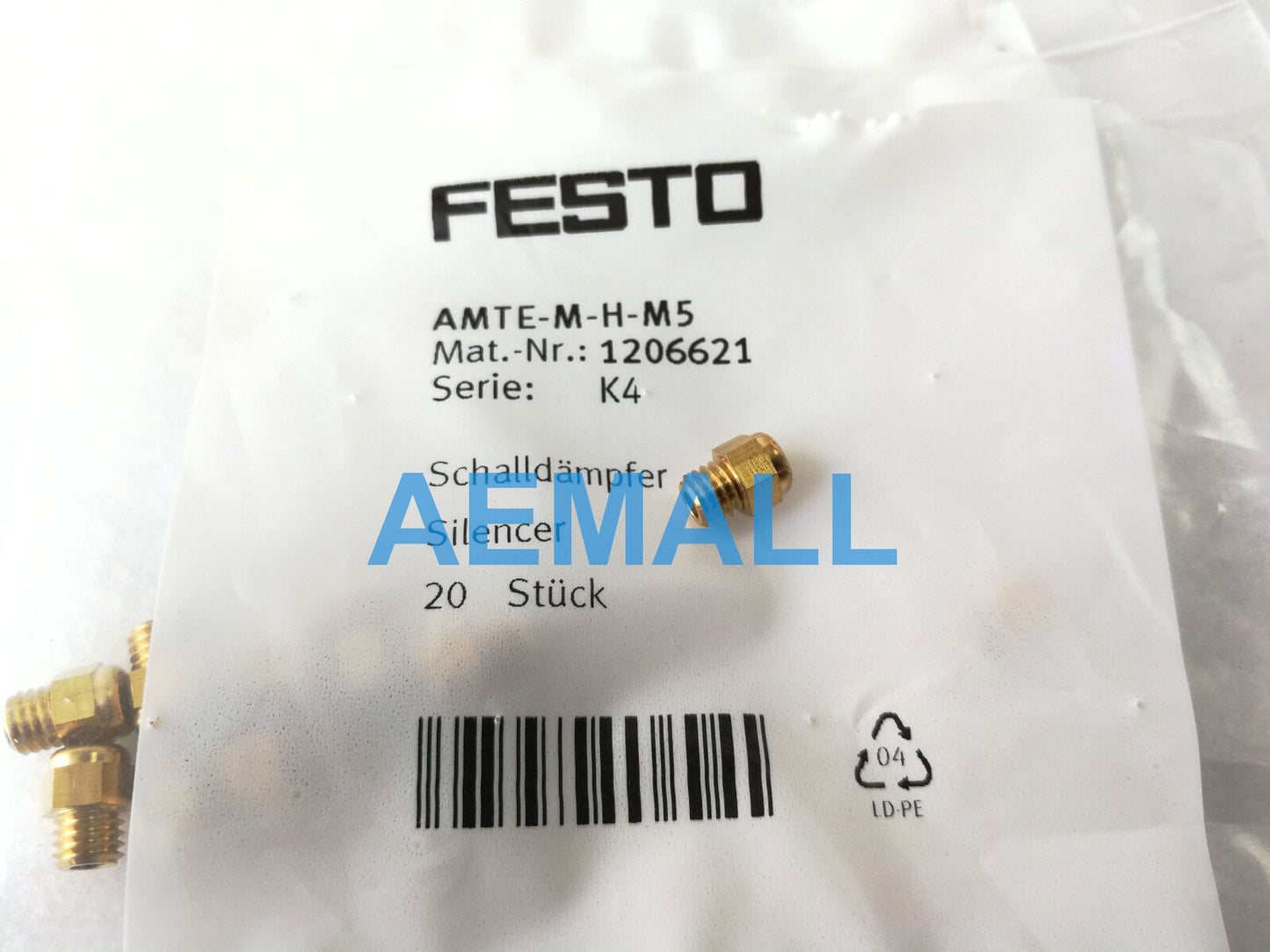 20PCs Festo Silencer AMTE-M-H-M5 1206621