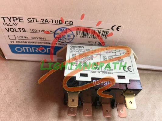 1PC OMRON G7L-2A-TUB-CB 100-120VAC Power Relay 6 Pins 25A #Li