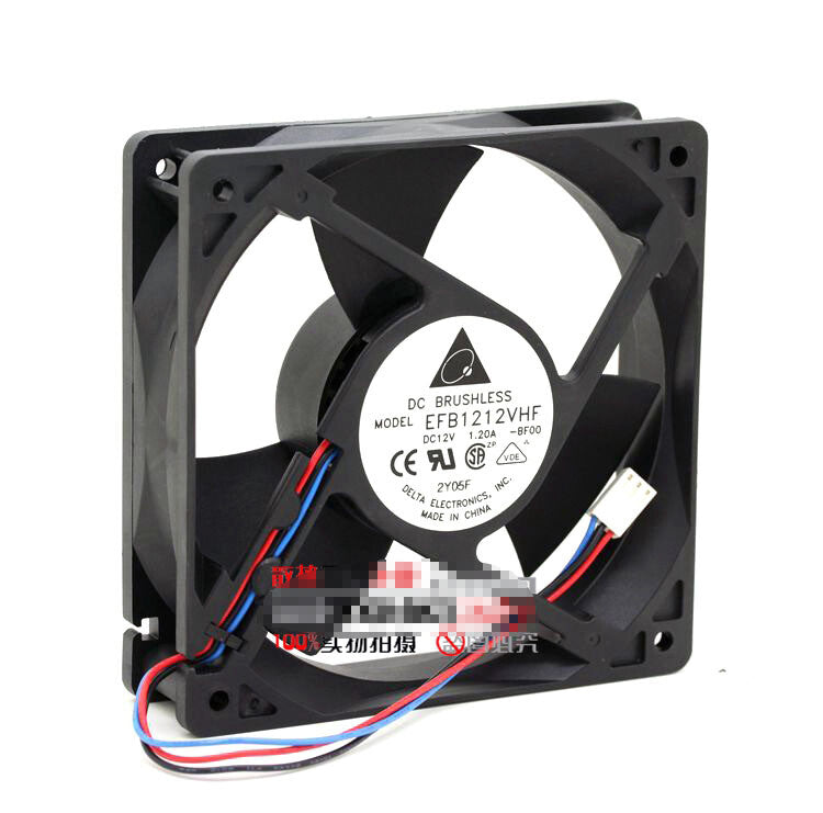 Delta EFB1212VHF 12V 1.20A 12032 12 cm strong wind cooling fan 3pin