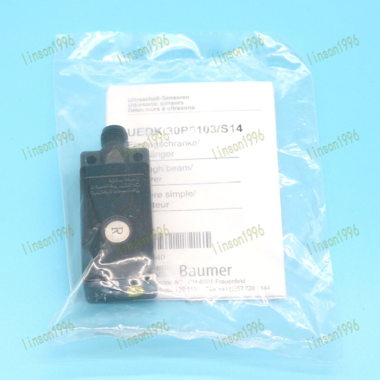 Baumer Ultraasonic Sensor Ship UEDK 30P5103/S14 - BAUMER