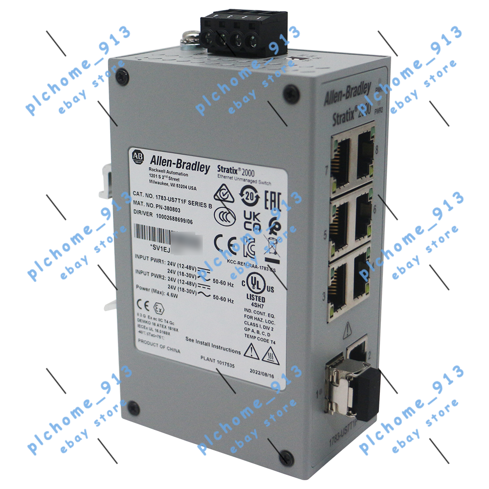 Sealed Allen Bradley Stratix 2000: Unmanaged Switch for Industrial Automation - ALLEN BRADLEY