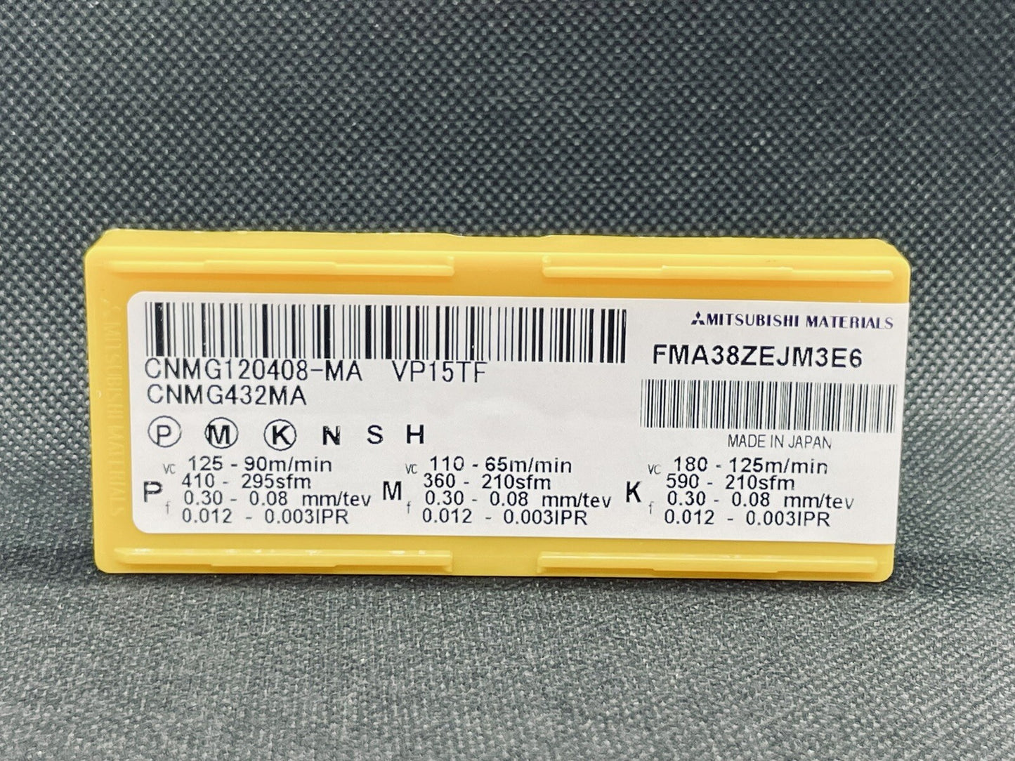 CNMG432MA / CNMG120408MA VP15TF Carbide Inserts 10 PCS