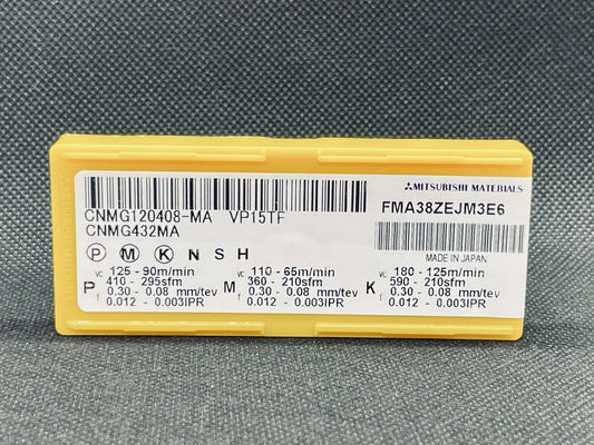 CNMG432MA / CNMG120408MA VP15TF Carbide Inserts 10 PCS