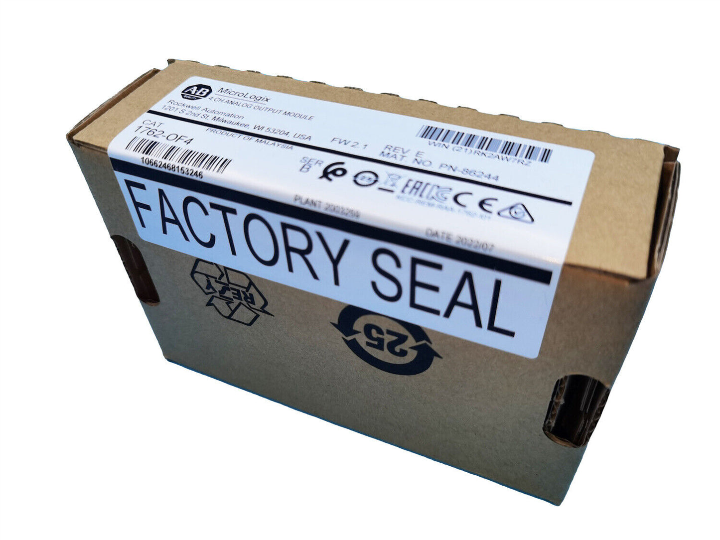 Allen-Bradley 1762-OF4 Factory Sealed MicroLogix 4-Ch Output - ALLEN-BRADLEY