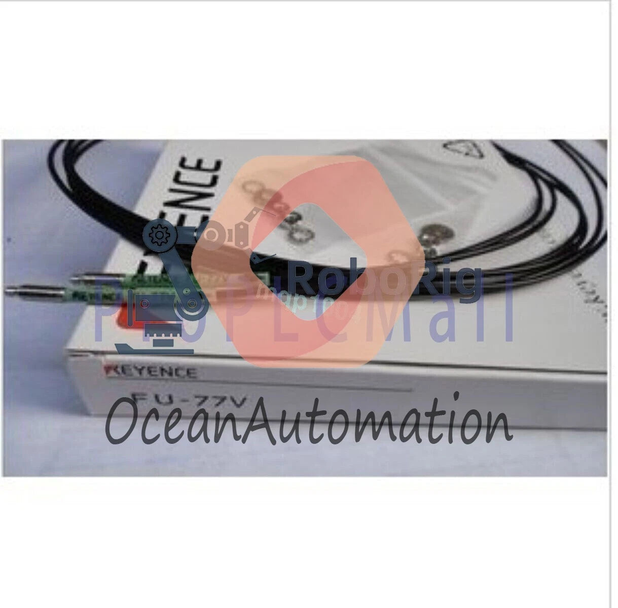 1PC Keyence FU-77V Fiber Optic Sensor FU77V Digital Fiber Unit ~