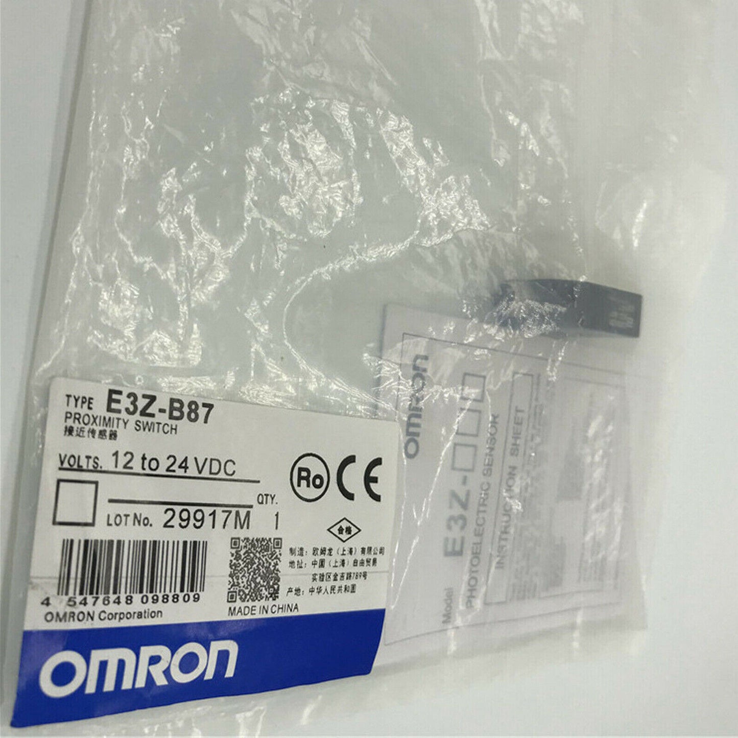 Omron Switch E3Z-B87 - OMRON