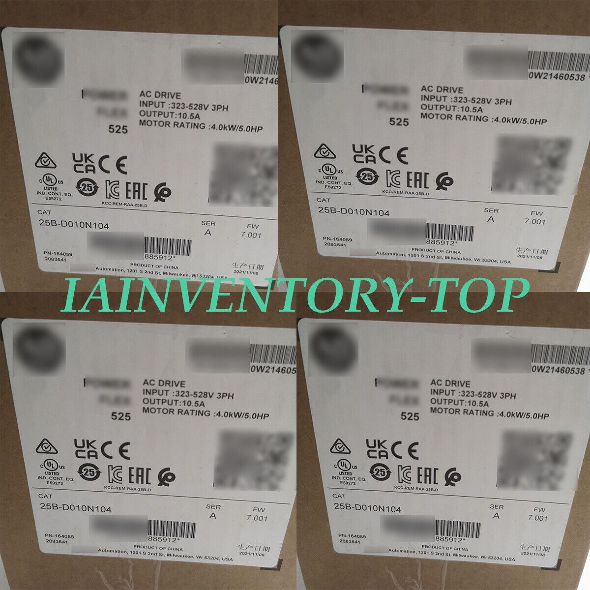 Allen Bradley 25B-D010N104 One-year Model - ALLEN BRADLEY
