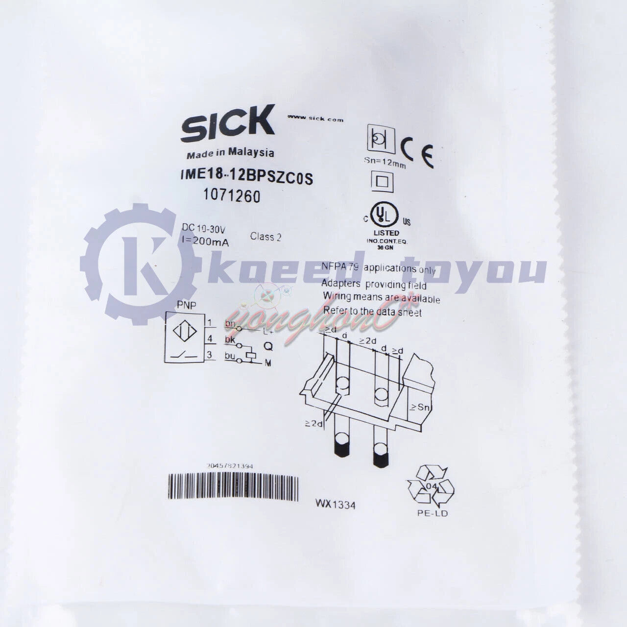 1Pcs for SICK IME18-12BPSZC0S IME18 12BPSZC0S Proximity Sensor