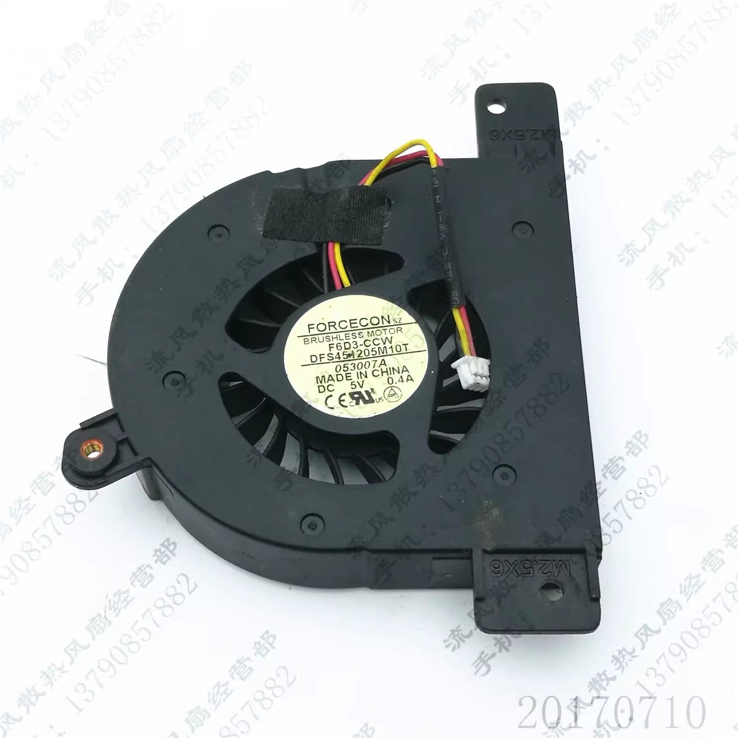 1PCS DFS451205M10T-F6D3 DC5V 0.4A 3-Pin Notebook CPU Fan