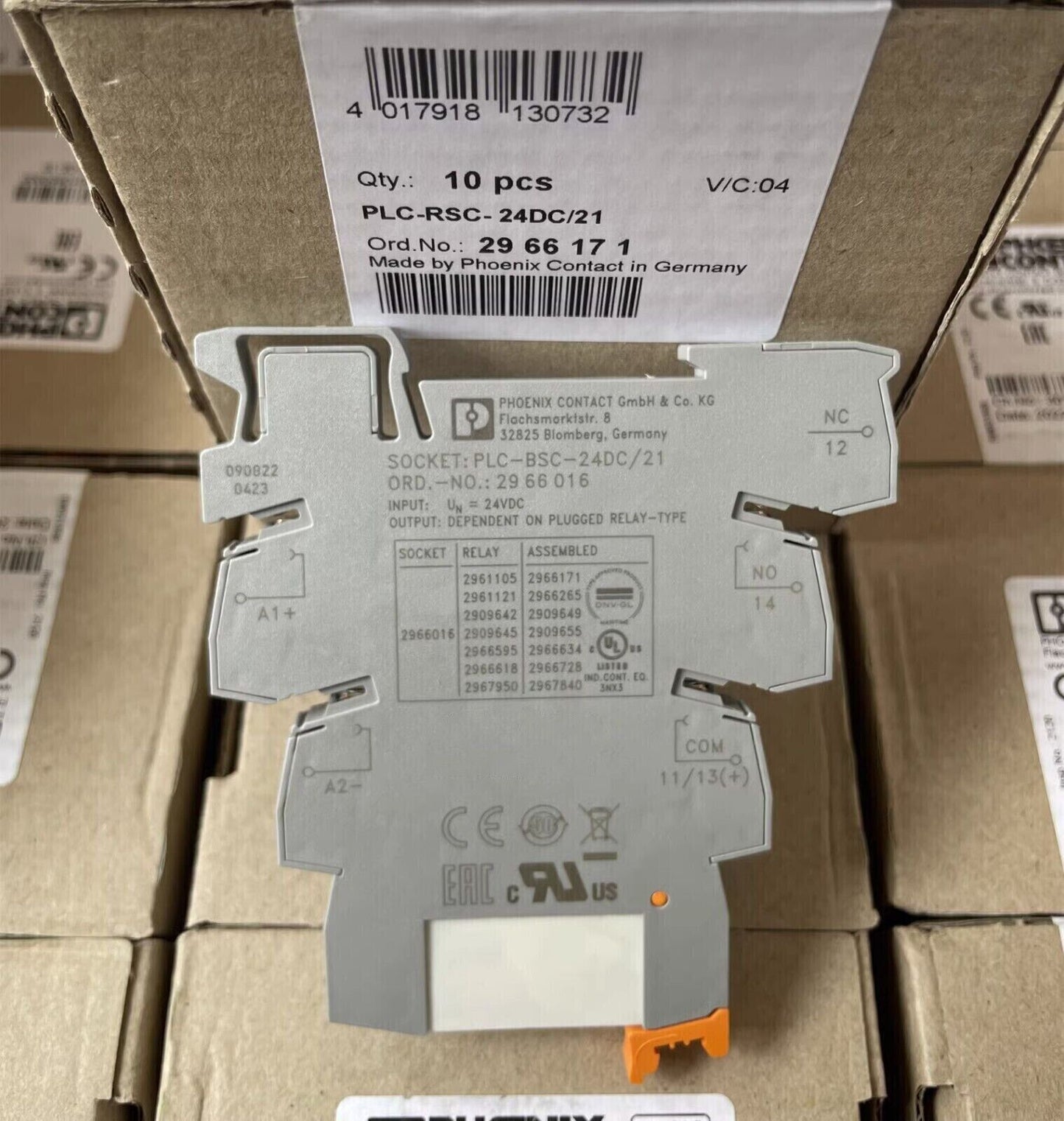 new PHOENIX 10PCS/BOX Relay PLC-RSC-24DC/21 2966171 - PHOENIX