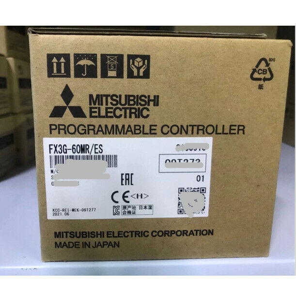 Mitsubishi FX3G-60MR/ES programmable controller with IN BOX packaging and MR/ES interface, fast shipping - MITSUBISHI