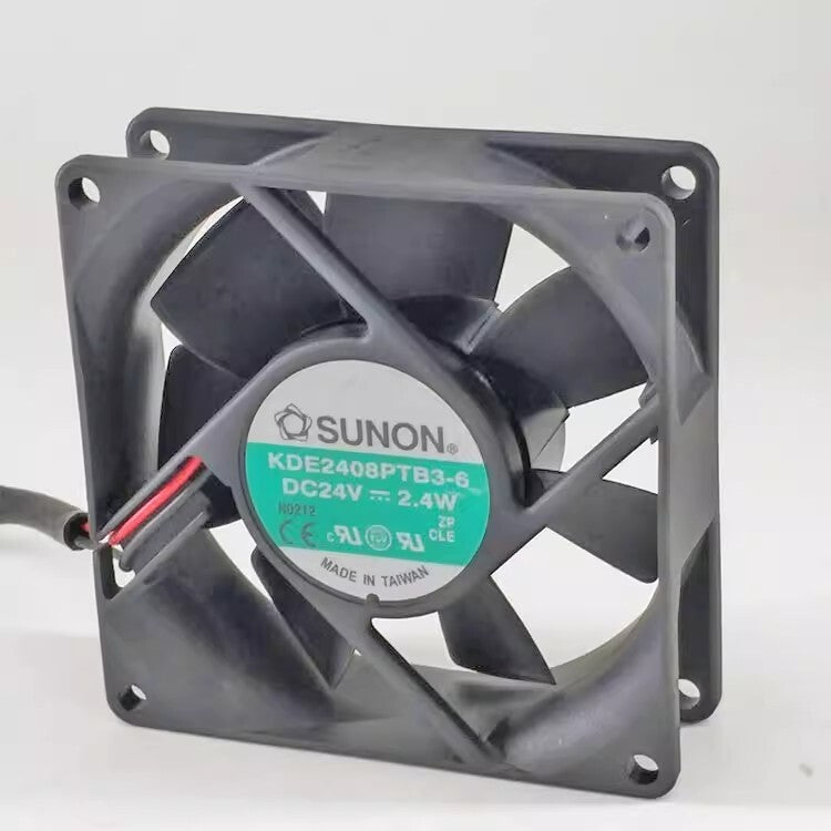 SUNON KDE2408PTB3-6 DC24V 2.4W 2-Wire Inverter Cooling Fan