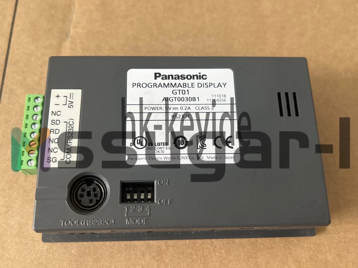PANASONIC AIGT0030B1 Programmable Display GT01