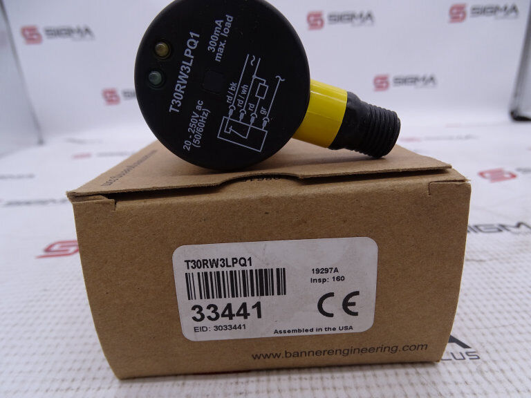 BANNER ENGINEERING T30RW3LPQ1 Sensor - BANNER ENGINEERING