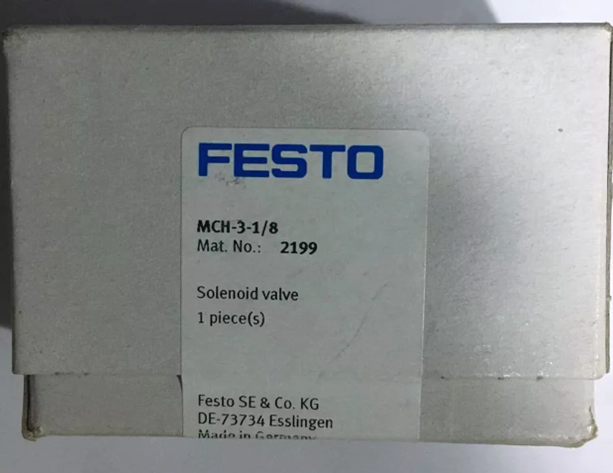 new FESTO MCH-3-1/8 2199 Solenoid Valve - FESTO