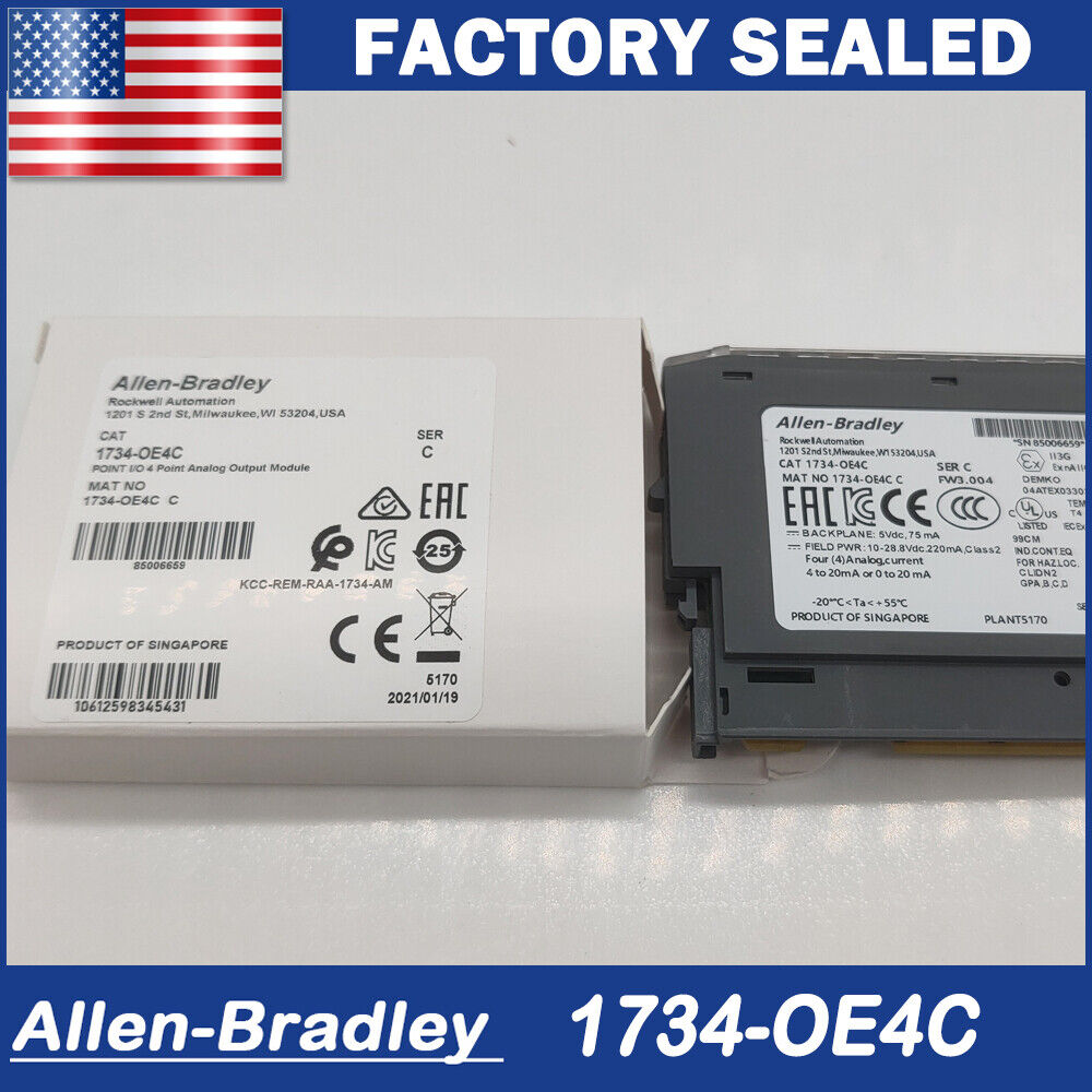 Allen-Bradley 1734-OE4C POINT 4 Point Analog Output Module - ALLEN-BRADLEY