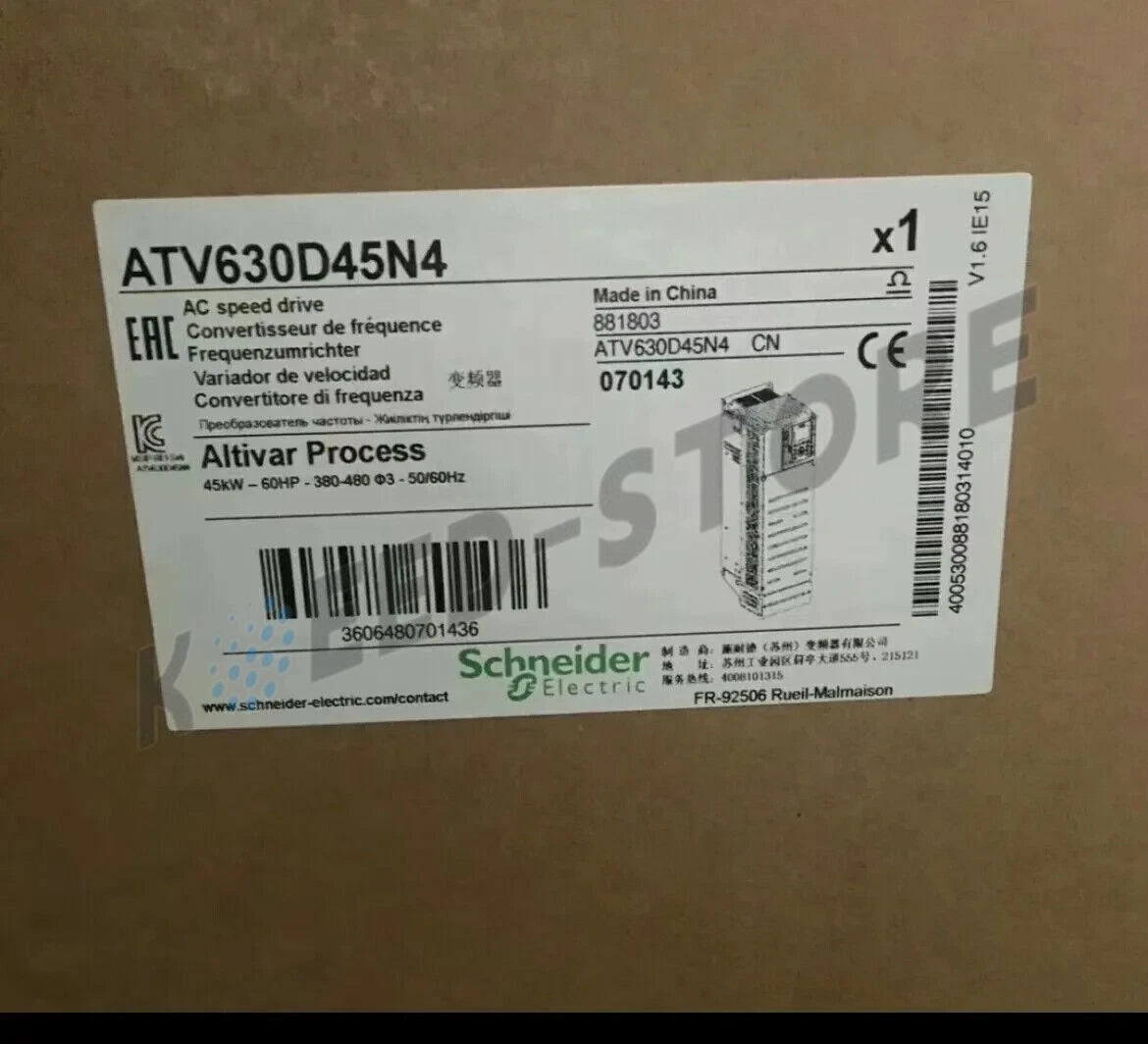 ATV630D45N4 1PCS SCHNEIDER Frequency Converter ATV630D45N4
