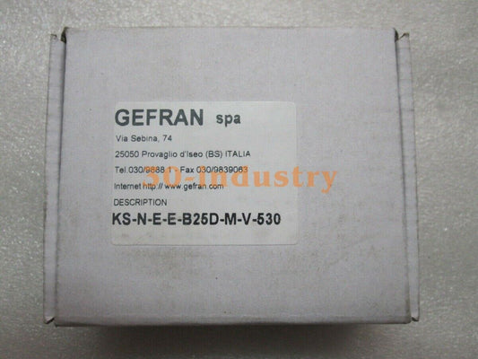 GEFRAN KS-N-E-E-B25D-M-V-530 Pressure Sensor - 1PCS New in Box - GEFRAN