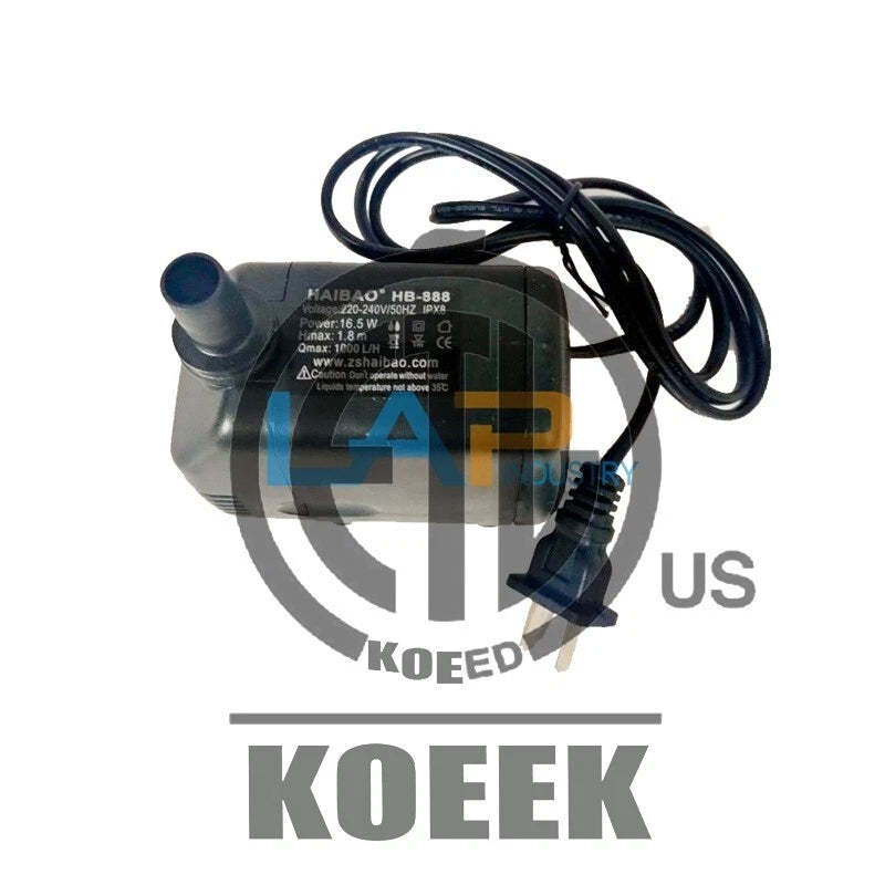 1PCS FOR Water Pump For Spray Fan 16.5W 1.8M 220V HB-888