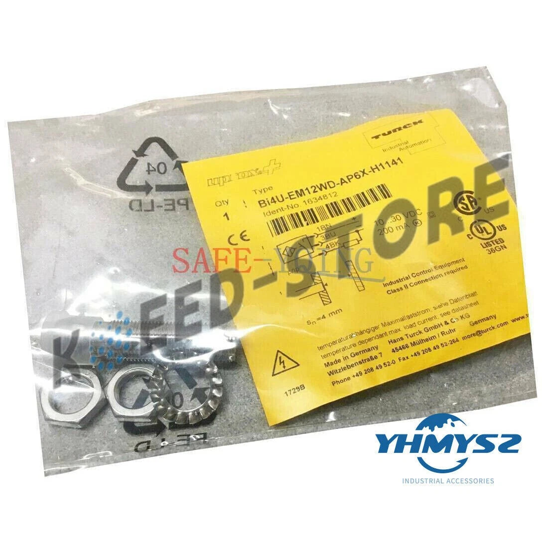 1PCS TURCK BI4U-EM12WD-AP6X-H1141 Proximity Switch Sensor