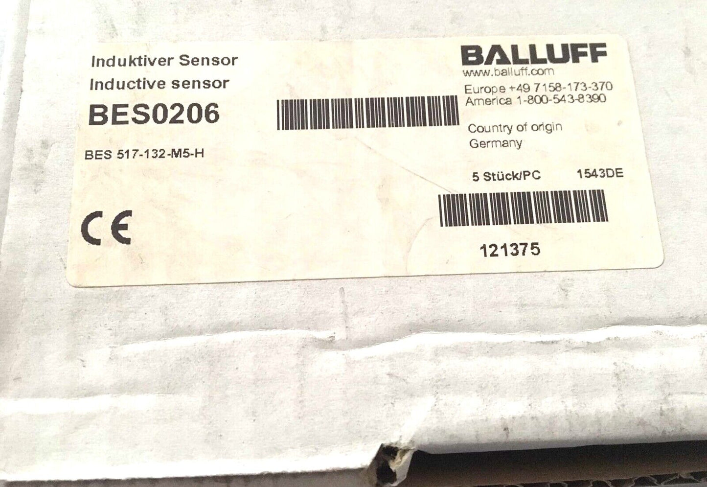 BALLUFF BES 517-132-M5-H Inductive Sensor - BALLUFF
