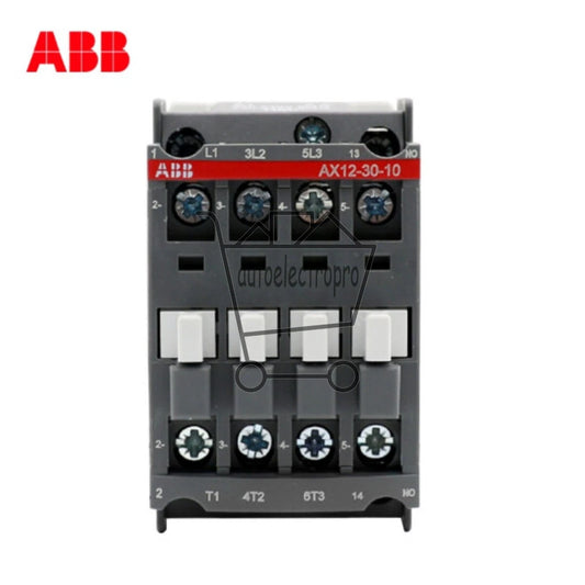 ABB AC Contactor AX12-30-10 AX12-30-01 AC24V 48V 110V 220V 380V 12A AX Series