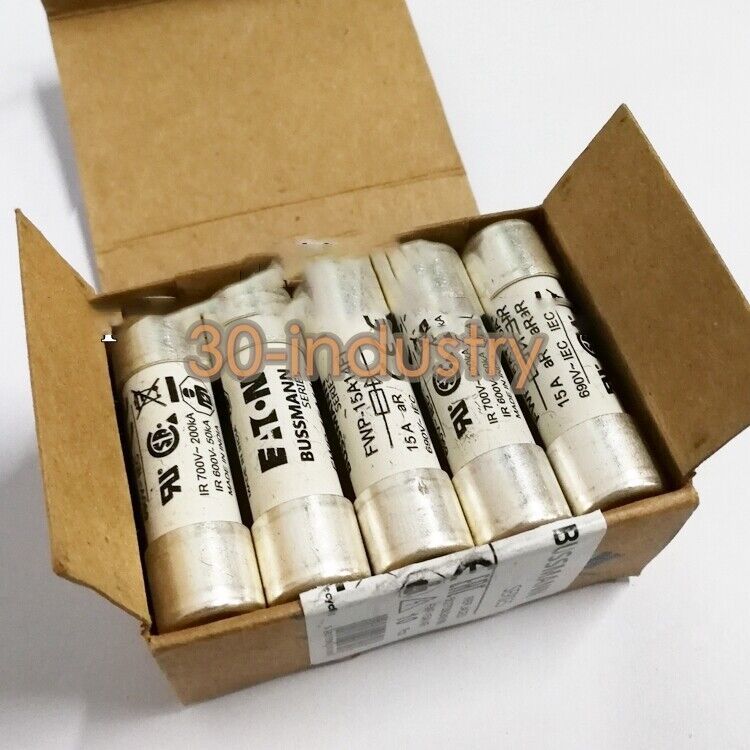 BUSSMANN FWP-15A14FI 15A Ferrule Fuse - Pack of 10 - BUSSMANN