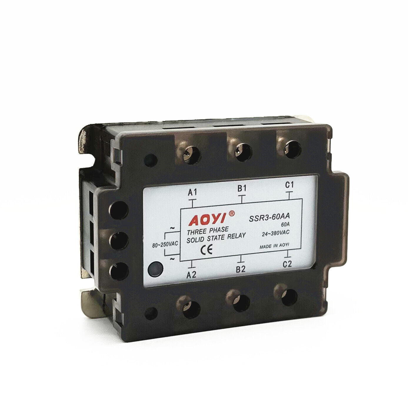 new Three-phase solid state relay SSR3-AA 10A 25A 40A 90A AC-AC 80-250V/24-380V AC