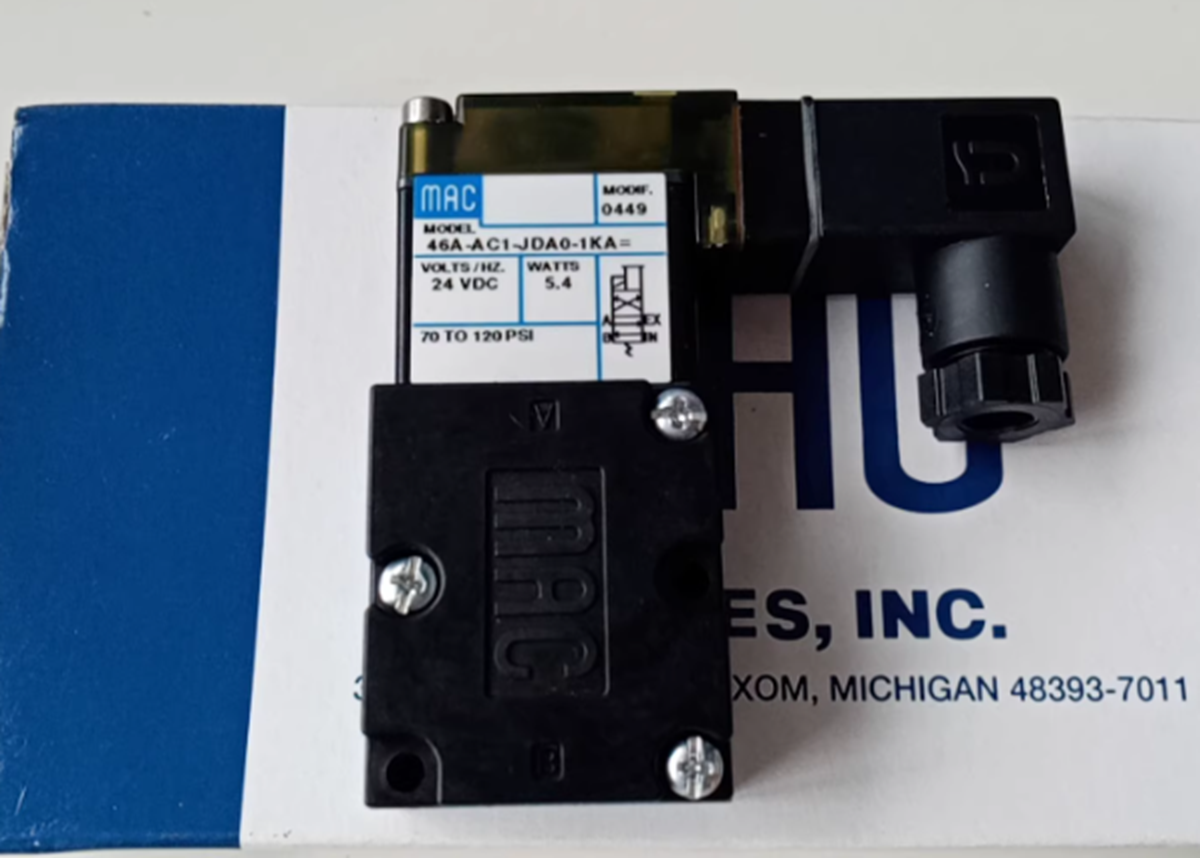 New MAC 46A-AC1-JDA0-1KA Solenoid Valve with Industrial Applications - MAC