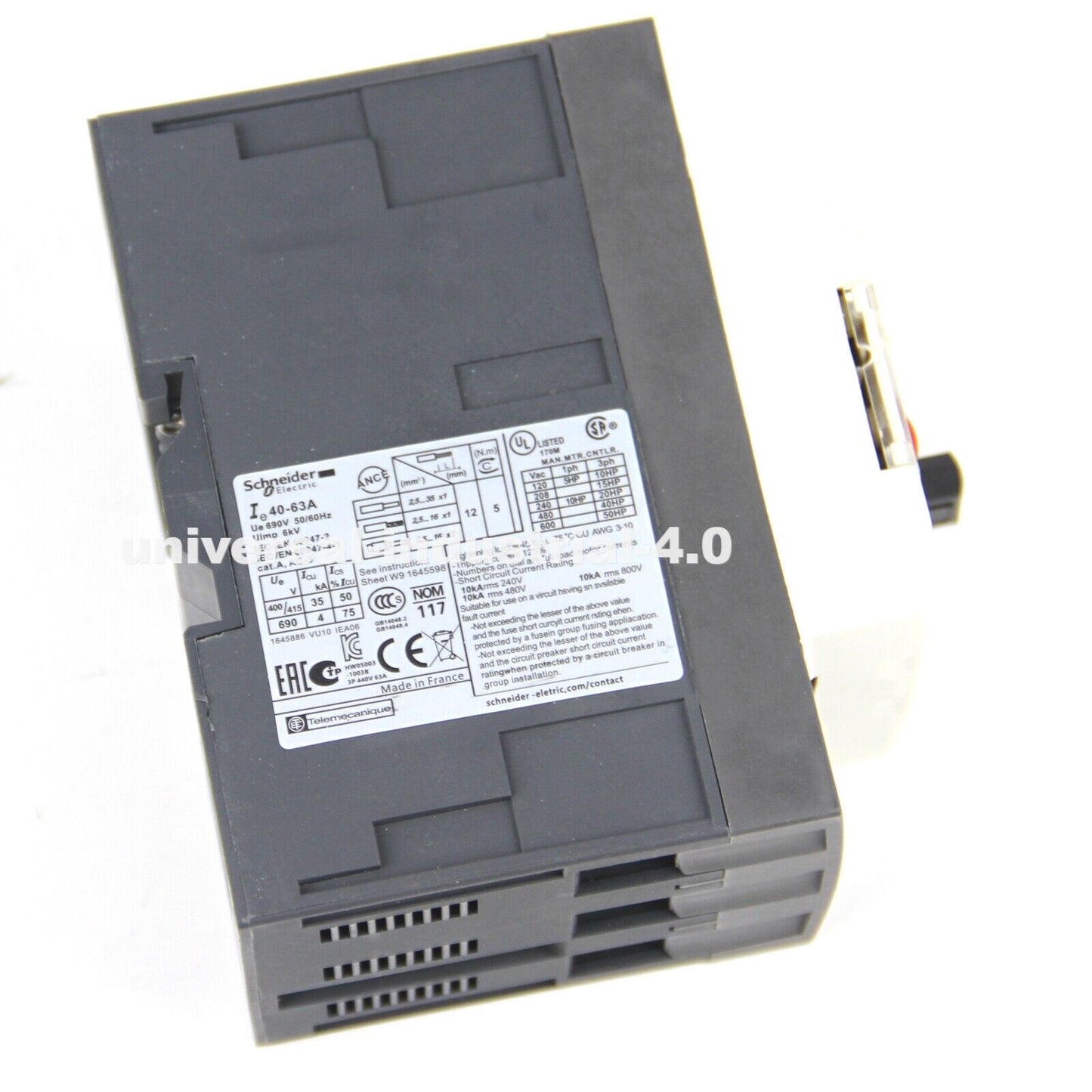 Schneider GV3-ME63 Motor Circuit Breaker 40-63A - SCHNEIDER