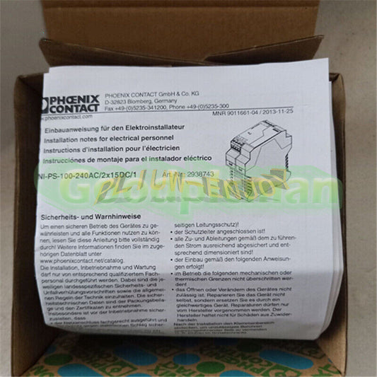 1PCS Phoenix Contact MINI-PS-100-240AC/2X15DC/1 power supply 2938743