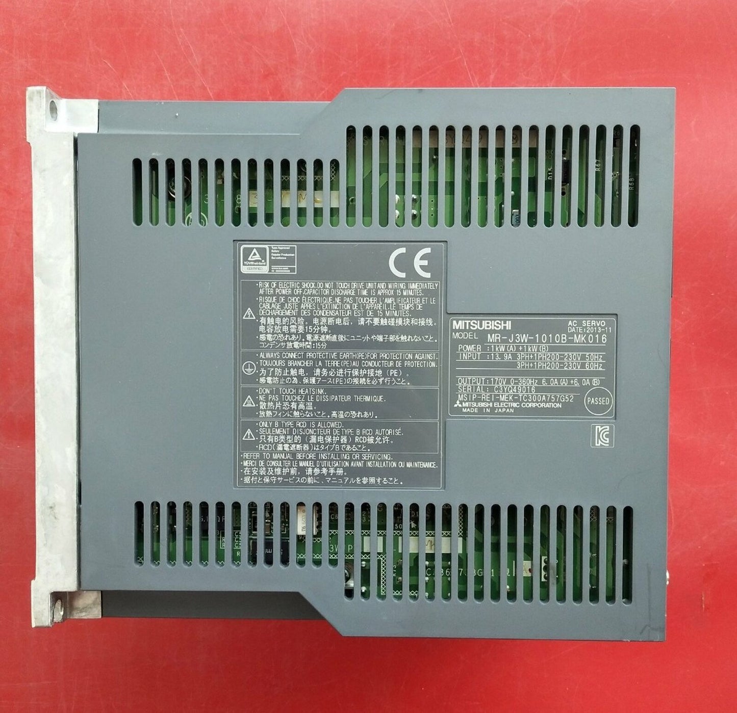 used Mitsubishi MR-J3W-1010B MK016 - MITSUBISHI
