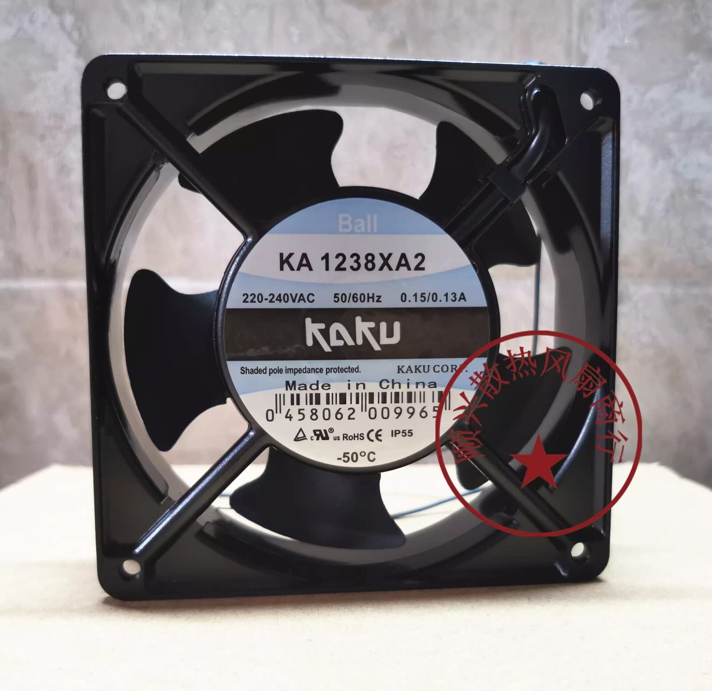 KAKU KA1238XA2 AC220V-240V 0.15/0.13A Cooling Fan