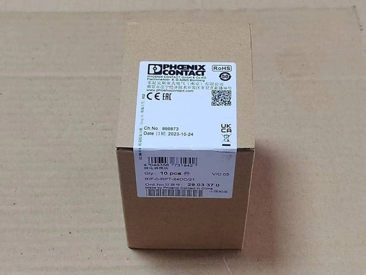 *Lot of 10* Phoenix Contact RIF-0-RPT-24DC/21, 2903370 Relay Modules -
