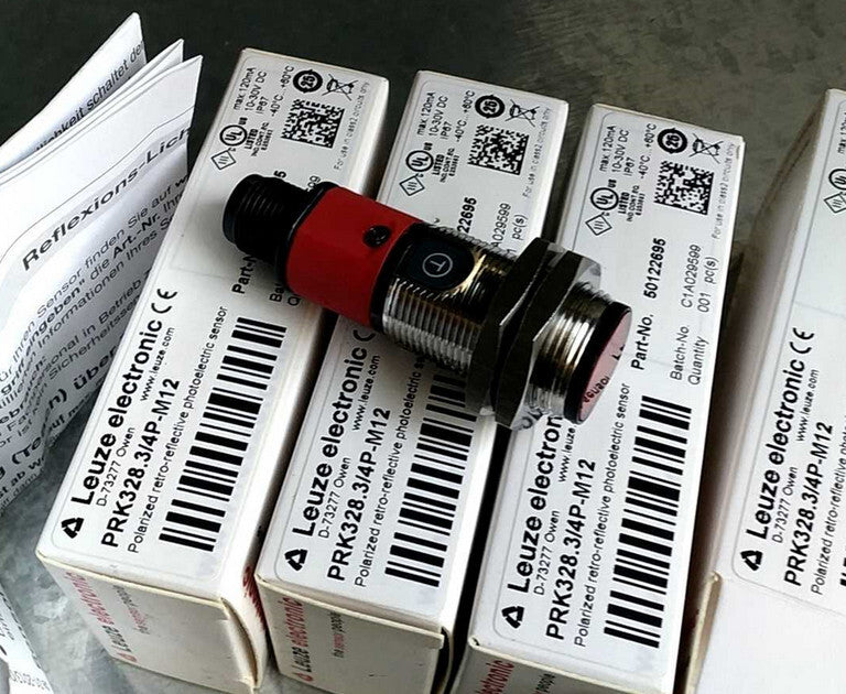 1PC LEUZE PRK328.3/4P-M12 PHOTOELECTRIC SENSOR IN BOX