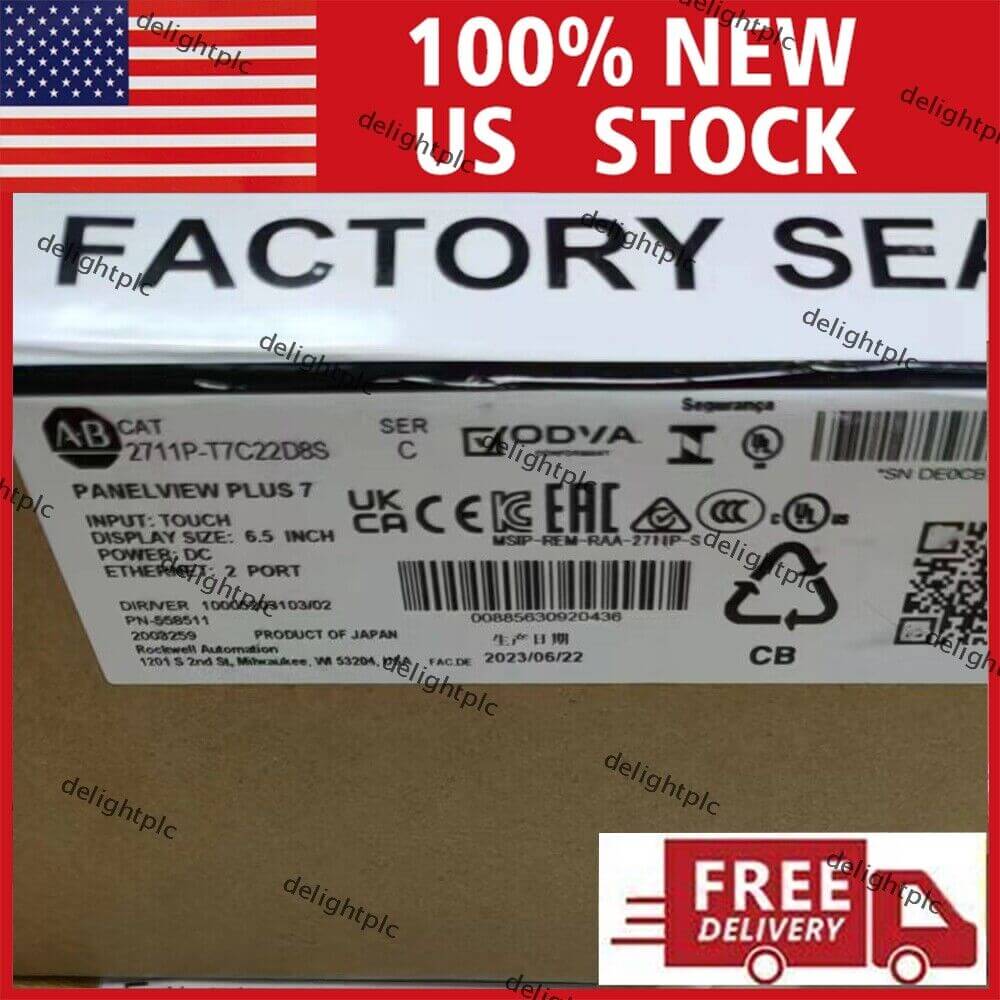 NEW PanelView Plus 7 Terminal 2711P-T7C22D8S 1pc - PANELVIEW TECHNOLOGIES