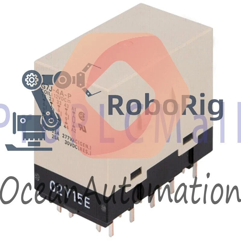 1Pce G7J-4A-P 12VDC Power Relay 25A 277VAC 10Pins 4PST~