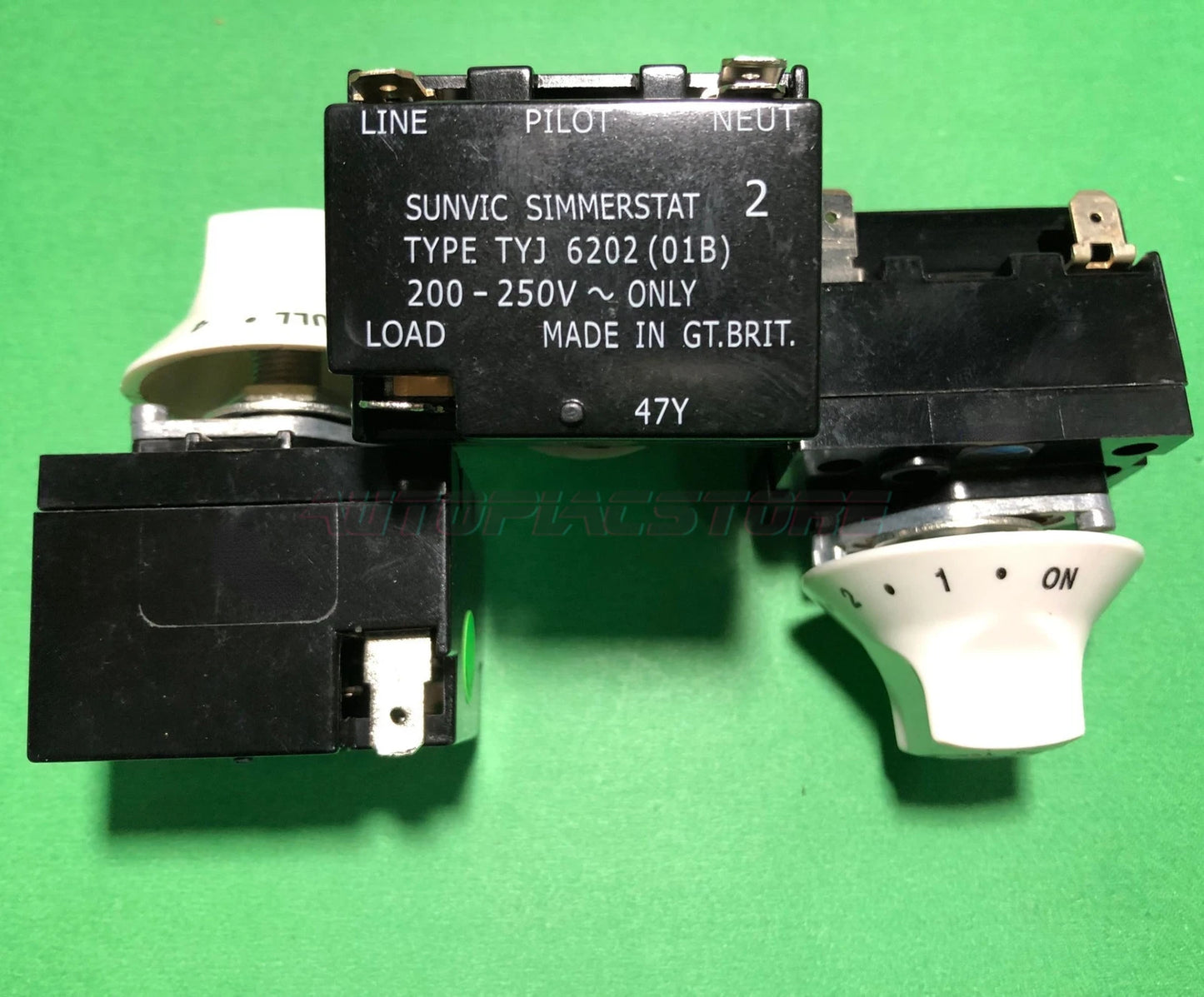 1x TYJ6202 (01B) white head switch WZA-SJ Knob type thermostat injection molding