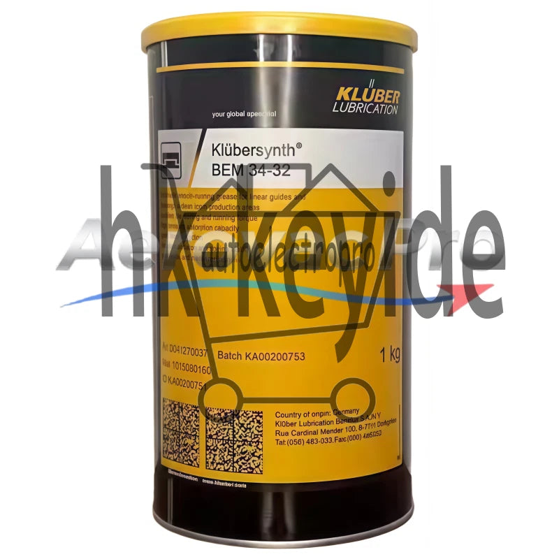 1Pcs KLUBER Lubrication Klubersynth BEM 34-32 1Kg ( 35.3 OZ) SAFE RELIABLE