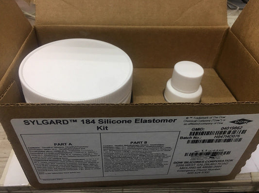 DOW Sylgard 184 Silicone Elastomer Kit A & B 1.1LB/0.5kg Exp. 2027 free ship