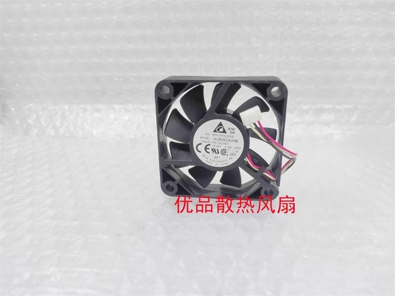 Delta AUB0624VHB 6015 DC24V 0.15A 60*60*15MM 3-Pin Inverter Cooling Fan