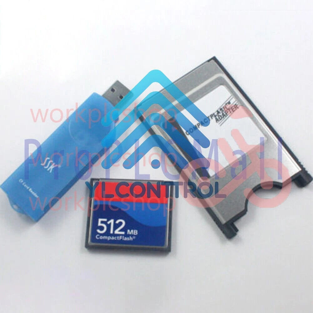 1set CNC 512MB CF CF card+CF-PCMCIA adapter+SSK USB2.0 card reader