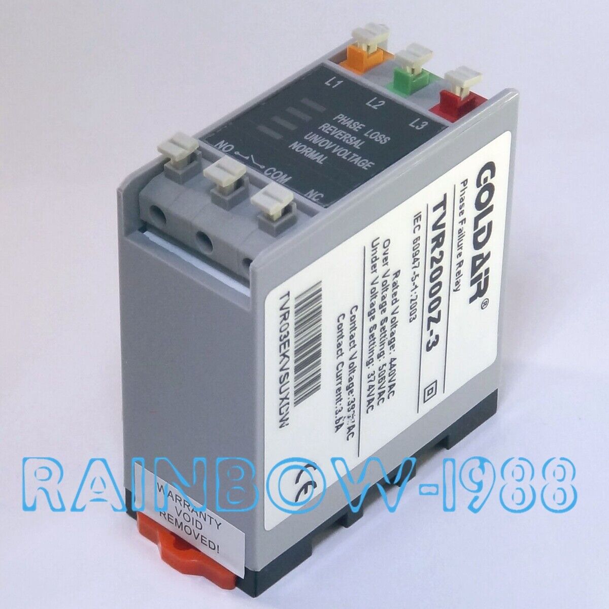 new Anti harmonic 3-phase power supply protector phase sequence relay TVR2000Z-3 - VINTED